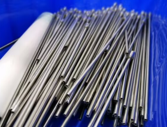 Prepared stainless steel instrument tubes
